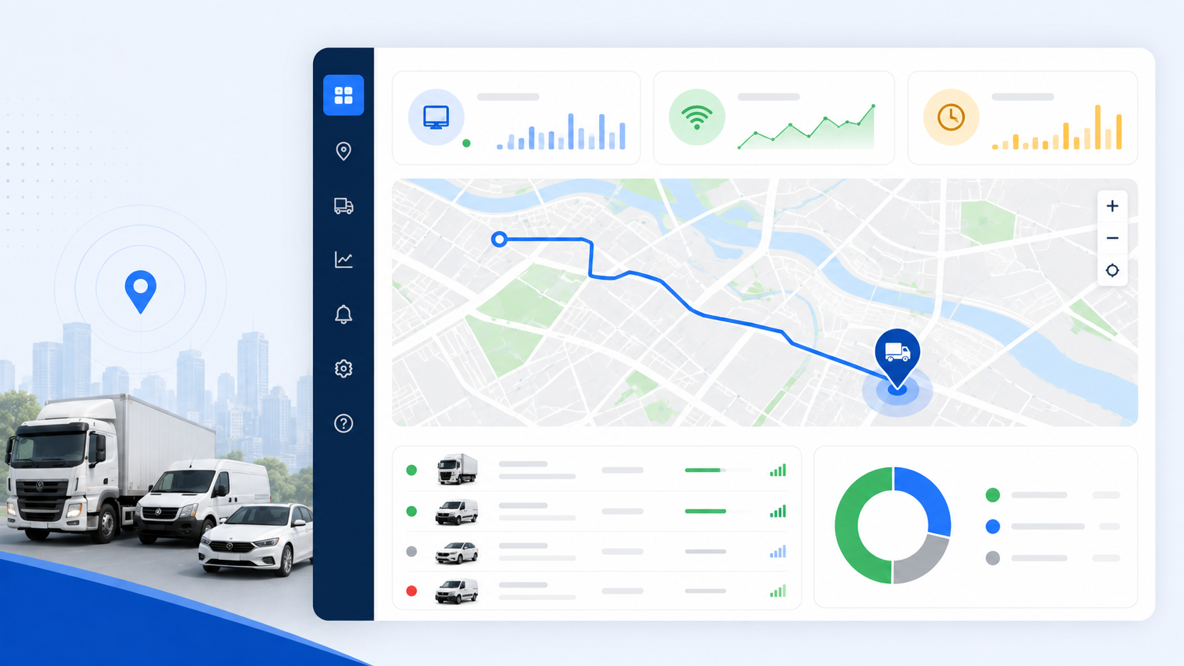 Panel de Sistema GPS